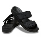 Ciabatte per donna Brooklyn Crocs nere con doppio cinturino 211215 BLK CROCS 