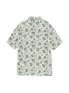 Camicia per bambino Paolo Pecora Kids bianco con stampa floreale PP4035 OLIVA PAOLO PECORA KIDS 