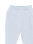 Set due pezzi con copertina e berretto per neonato Paz Rodriguez azzurro con trama in maglia 303-123189 801 PaZ RODRIGUEZ KIDS 
