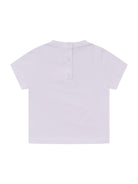 T-shirt per neonato Fendi Kids bianca con logo sul davanti BUI110 7AJ F0TU9 FENDI KIDS 
