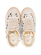 Sneakers per bambina Elisabetta Franchi La Mia Bambina beige con dettagli animalier F4A9E05141917 X673 ElISABETTA FRANCHI KIDS 