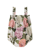 Tutina per neonata Dolce & Gabbana Kids multicolore con stampa orchidee L22O08 HS5UG HA5XG DOLCE & GABBANA KIDS 