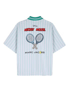 T-shirt per bambino The Marc Jacobs x Disney verde chiaro con motivo a righe W60777 126 THE MARC JACOBS KIDS 