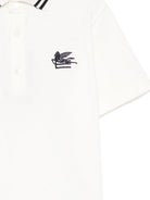 Polo per bambino Etro Kids bianca con logo ricamato GY8P11 Z2119 101 ETRO KIDS 