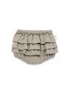 Shorts per neonata Douuod Kids grigio con ruches DZ7001 I0337 903 DOUUOD KIDS 