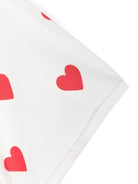 Pigiama Court per bambina Petit Bateau bianca con stampa cuori all-over A00KG 03 PETIT BATEAU KIDS 