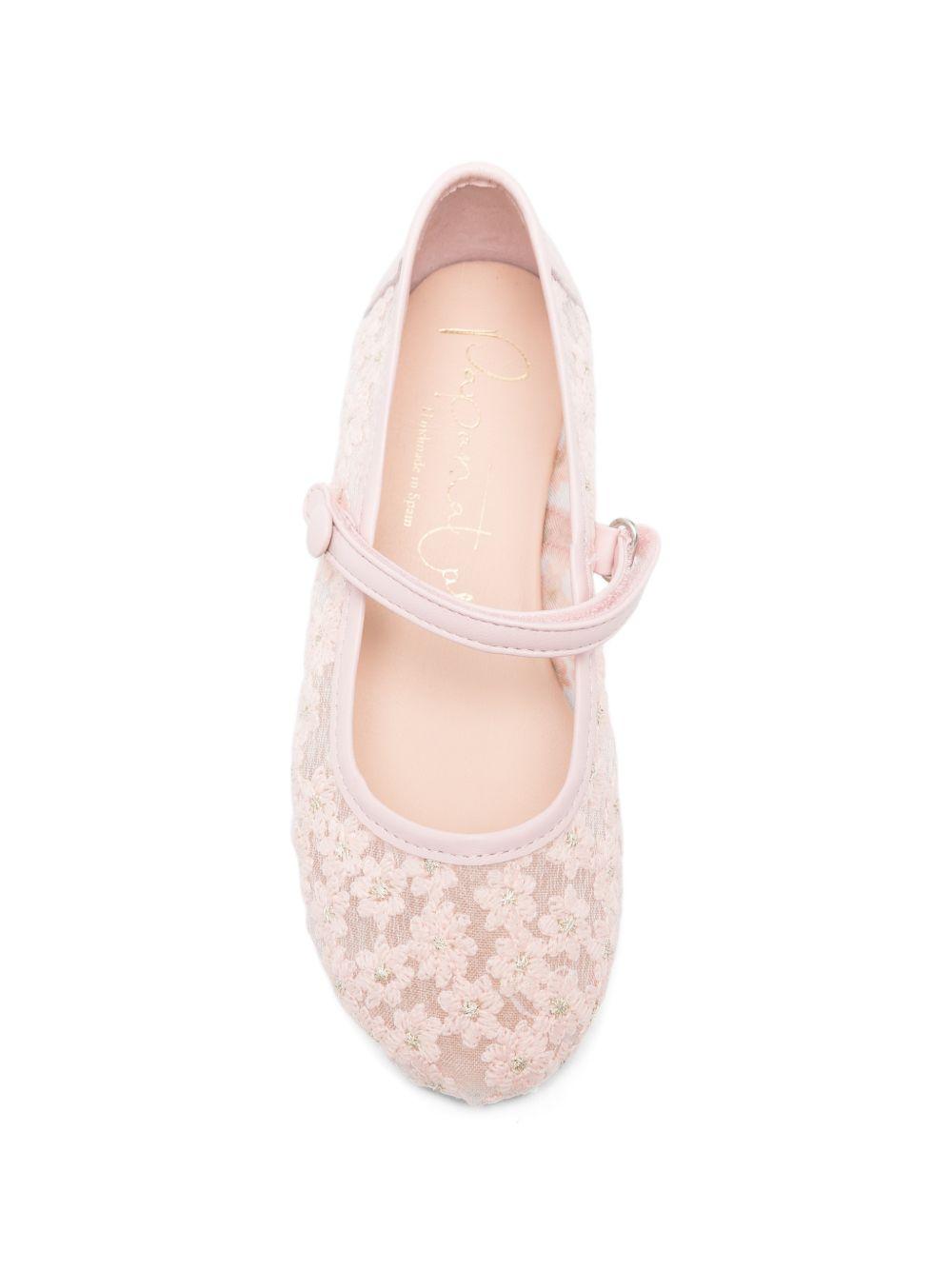 Ballerine per bambina Eli1957 rosa con ricamo floreale all-over 40143AN ROSA Eli Kids 