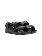 Sandali per bambino Birkenstock Kids nero con doppia fibbia 1009353 BLACK BIRKENSTOCK 
