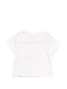 T-shirt per neonato Tartine Et Chocolat bianca con stampa grafica dinosauri CC10031 13 TArtine & Chocolat KIDS 