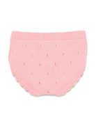 Shorts per neonata Louise Misha rosa con lavorazione a maglia FRC-S25-B0453 PINK LOUISE MISHA KIDS 
