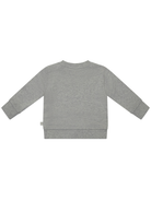Felpa per neonato Stella McCartney Kids grigio con stampa grafica sul davanti TY4540 Z0499 807 STELLA McCARTNEY KIDS 