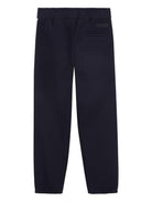 Pantaloni sportivi per bambino Lanvin Enfant blu navy con righe laterali N30372 855 LANVIN KIDS 