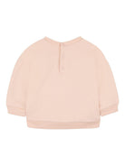 Felpa per neonata Chloé Kids rosa con dettaglio logo C20913 46J CHLOE' KIDS 
