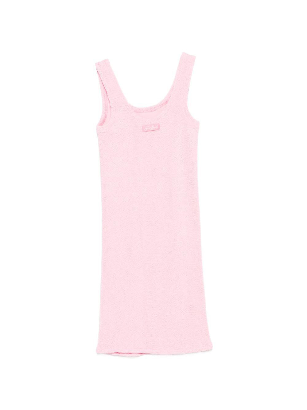 Abito Taina W per bambina MC2 Saint Barth Kids rosa con scollo rotondo TAIN001 00031L MC2 ST. BARTH KIDS 