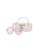 Occhiali da sole per bambina Monnalisa rosa con decorazione a fiori 39G020 7060 0090 MONNALISA KIDS 