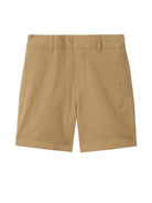 Shorts con spacchi frontali per bambino Burberry Kids beige con due tasche laterali a filetto 8100470 B9719 BURBERRY KIDS 