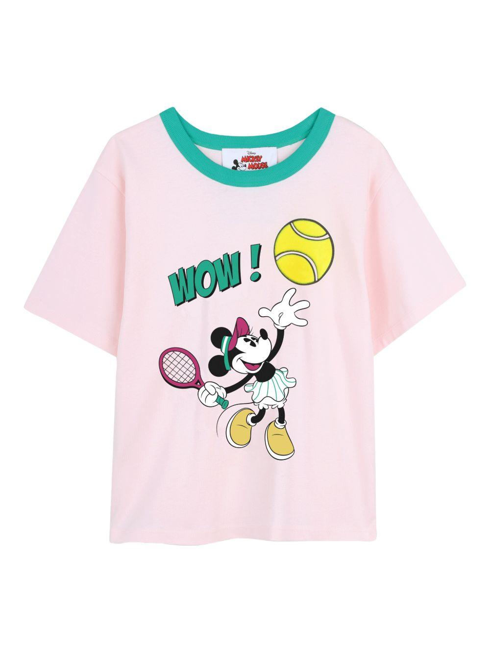 T-shirt per bambina The Marc Jacobs Kids x Disney con stampa Minnie W60743 475 THE MARC JACOBS KIDS 