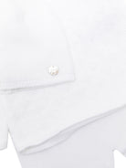 Set tutina cappello e coperta per neonati Paz Rodriguez bianco con placca con logo 303-123189 01 PaZ RODRIGUEZ KIDS 