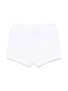 Shorts Noisette per neonato K Way Kids bianco con logo in gomma K71376W 001 K-WAY KIDS 