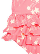 Costume intero per neonata Mini Rodini rosa con stampa a stelle all-over 26280106 PINK MINI RODINI KIDS 