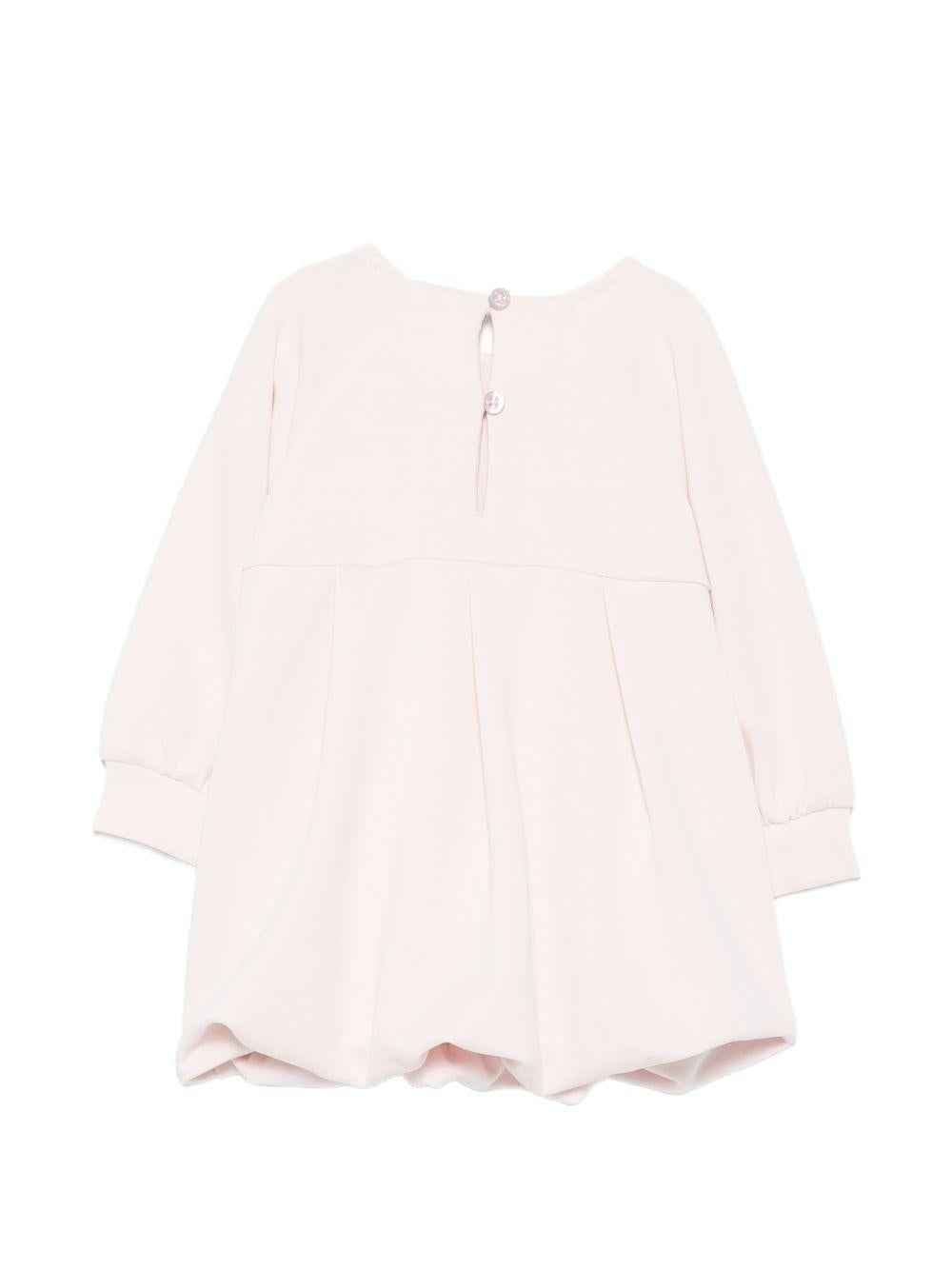 Abito per neonata Emporio Armani Kids rosa chiaro con stampa logo EG000902 AF16133 UA205 EMPORIO ARMANI KIDS 