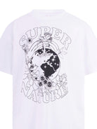 T-shirt per bambino Stella McCartney Kids bianca con stampa naturalistica sul davanti TY8B81 Z0434 100 STELLA McCARTNEY KIDS 