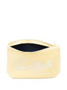 Pochette Aline MC2 Saint Barth giallo con stampa logo ALI0053 00766L MC2 ST. BARTH KIDS 