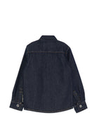 Camicia per bambino John Richmond Junior in denim con tasche applicate RBP26209CA DENIM RAW JOHN RICHMOND JUNIOR 