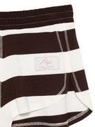 Shorts per donna Alysi multicolore con design a righe 116116 P6050 CHOCO ALYSI 