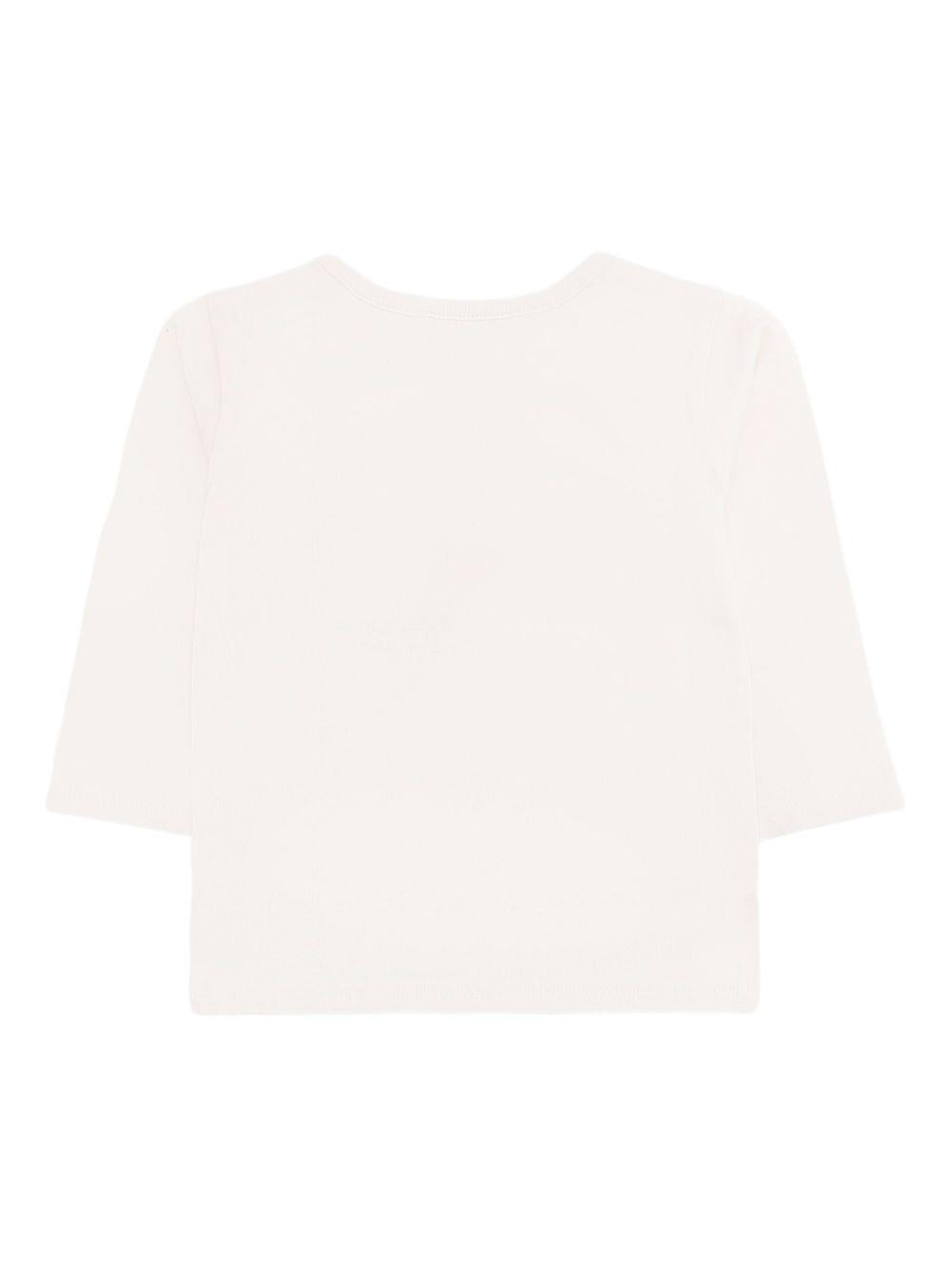 T-shirt per neonato Bonpoint bianca con stampa W05YTSK00001 104 BONPOINT 
