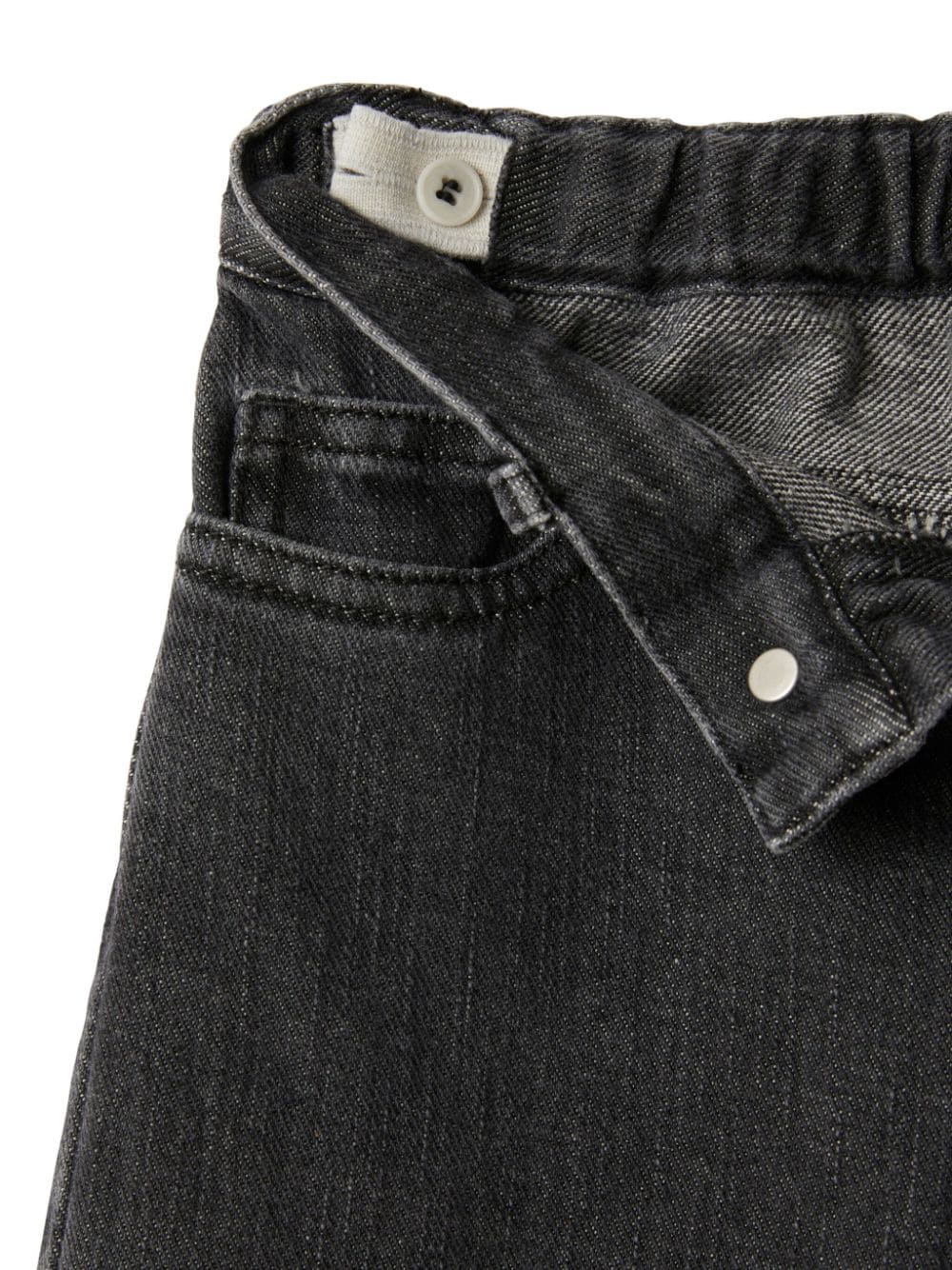 Jeans a gamba ampia per bambino Il Gufo nero con vita media - Rubino Kids