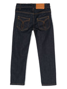 Jeans a gamba dritta a vita media - Rubino Kids