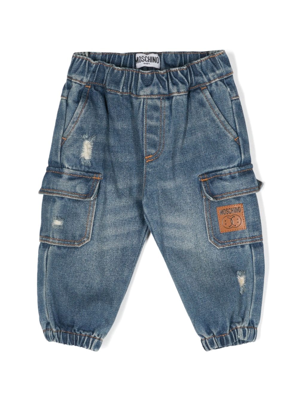 Jeans affusolati con applicazione - Rubino Kids
