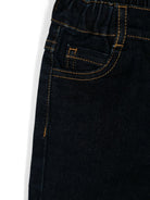 Jeans con cuciture a contrasto per neonato ETRO KIDS blu con passanti - Rubino Kids