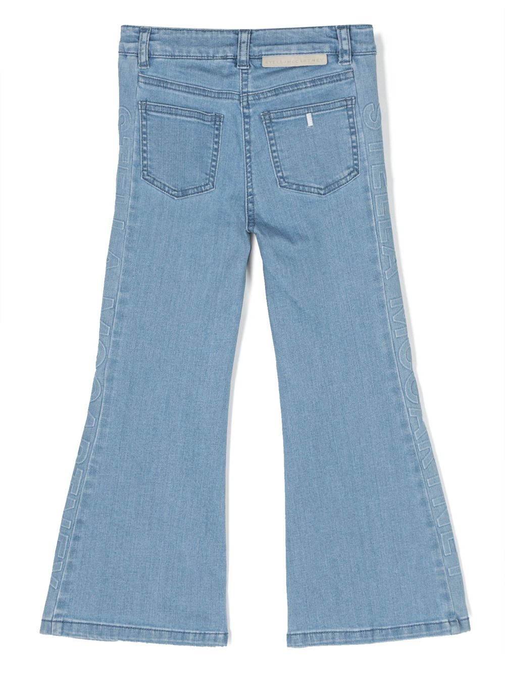 Jeans con logo goffrato - Rubino Kids