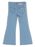 Jeans con logo goffrato - Rubino Kids