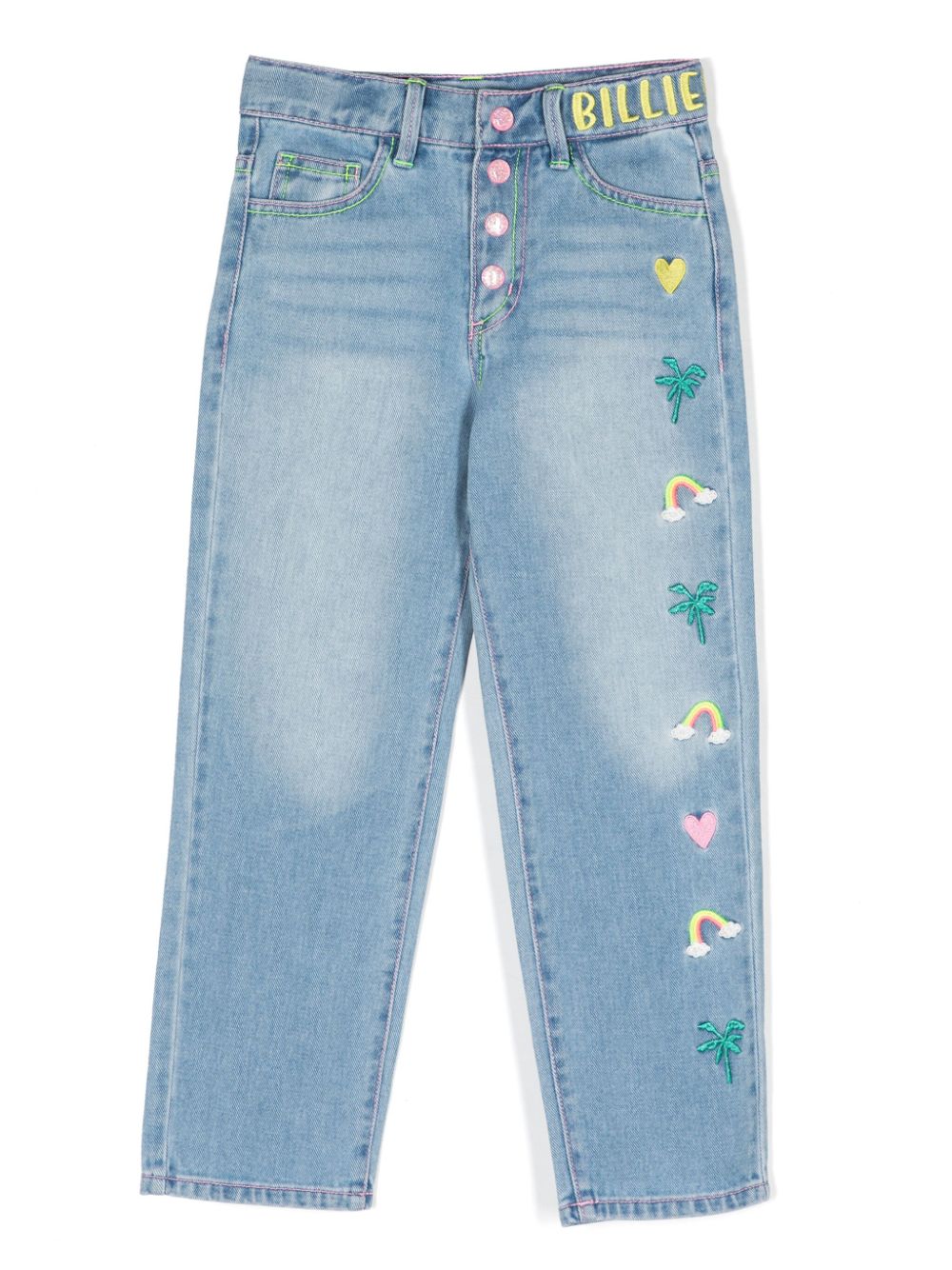 Jeans con ricamo - Rubino Kids