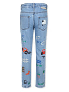 Jeans con stampa - Rubino Kids