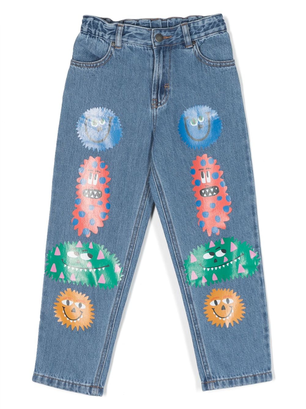 Jeans dritti a vita media - Rubino Kids