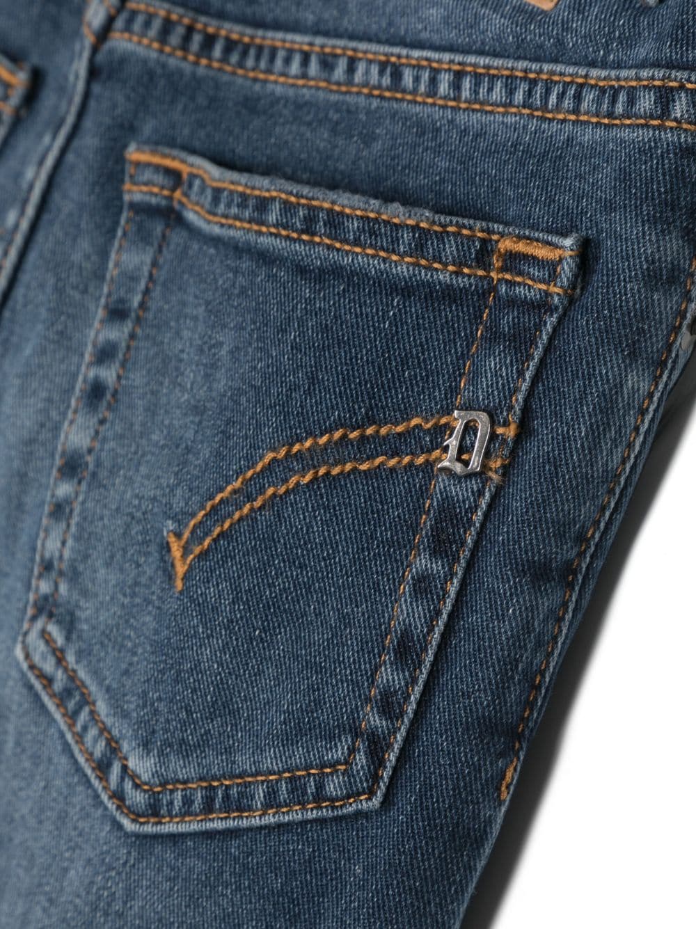 Jeans dritti con effetto vissuto - Rubino Kids