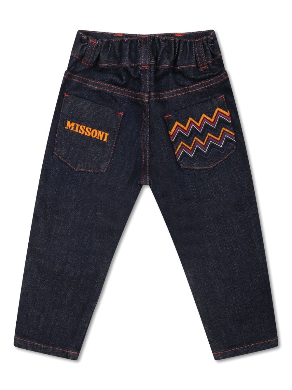 Jeans dritti con ricamo - Rubino Kids