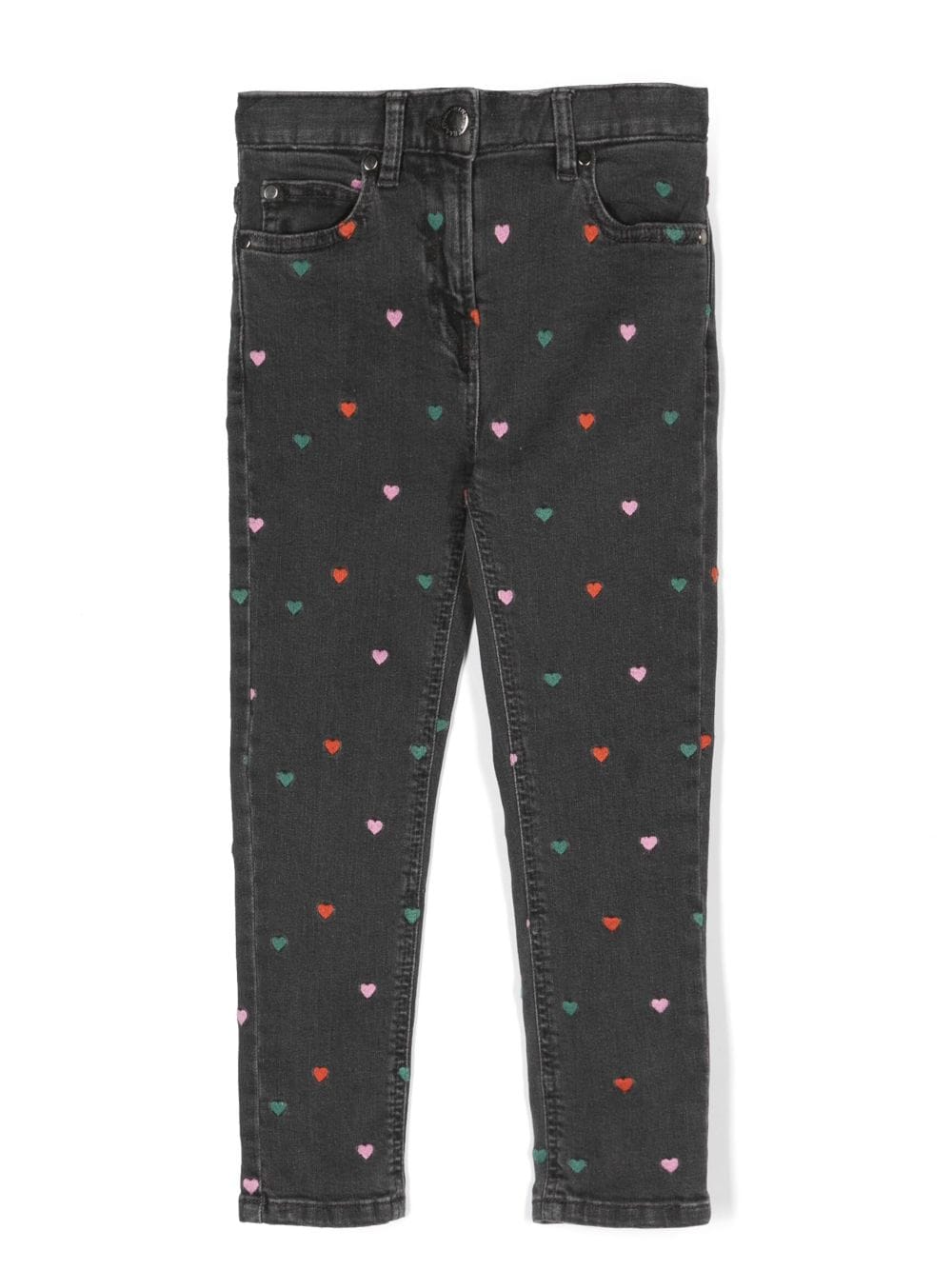 Jeans dritti con ricamo - Rubino Kids