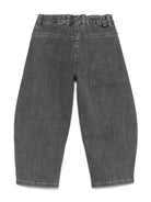 Jeans per bambina Aspesi Kids grigio a gamba dritta - Rubino Kids