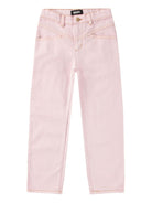 Jeans per bambina Molo Agustine con chiusura con zip nascosta e bottone - Rubino Kids