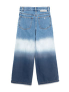 Jeans per bambina Stella McCartney Kids in denim effetto sbiadito - Rubino Kids