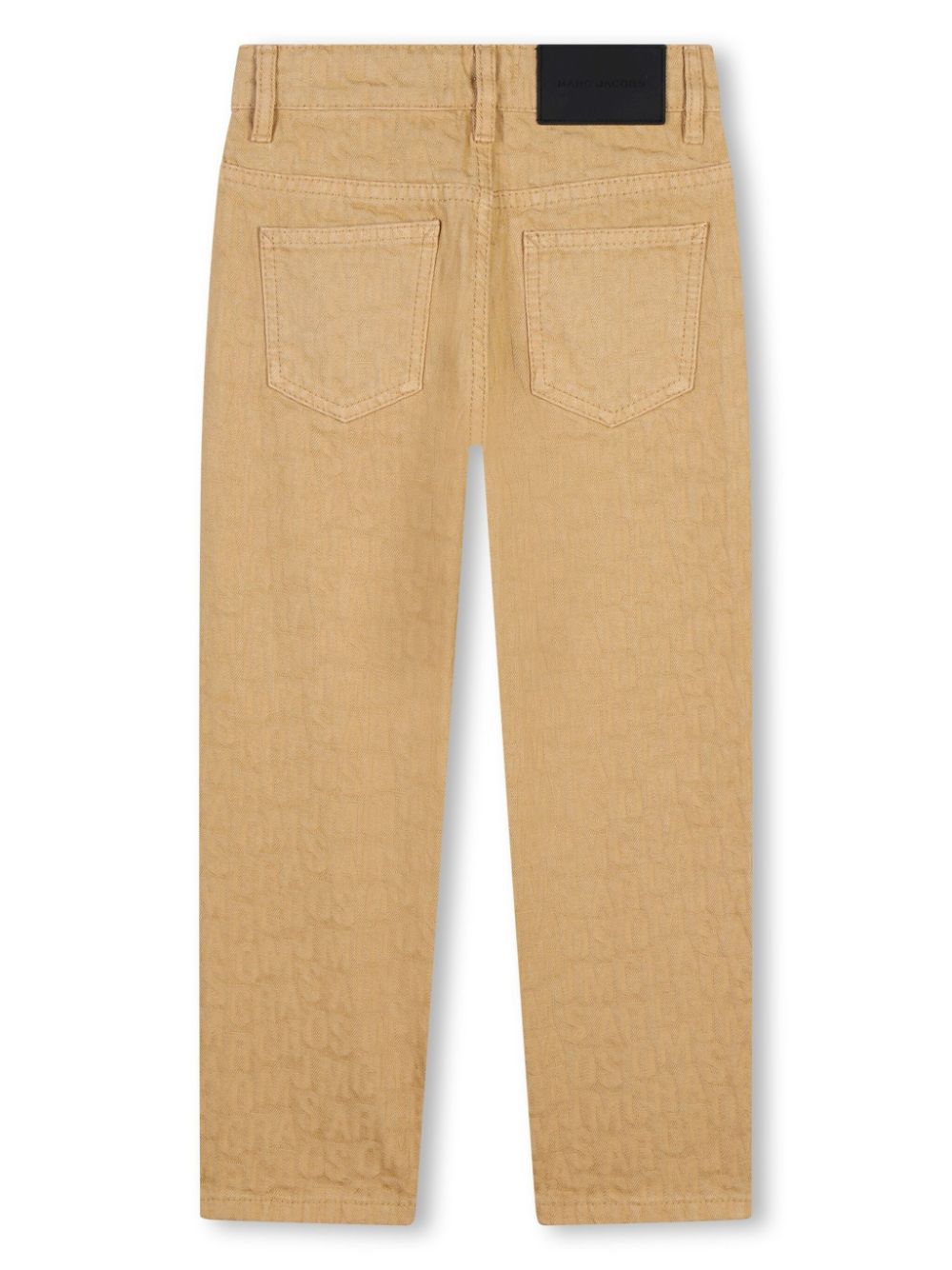 Jeans per bambina The Marc Jacobs Kids beige a gamba affusolata - Rubino Kids