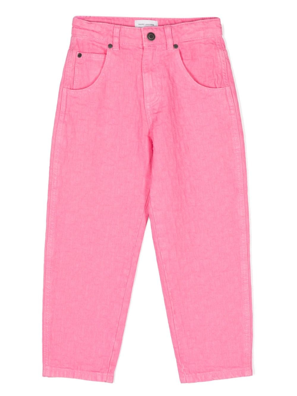 Jeans per bambina The Marc Jacobs Kids rosa a gamba affusolata - Rubino Kids