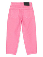 Jeans per bambina The Marc Jacobs Kids rosa a gamba affusolata - Rubino Kids