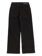 Jeans per bambino Amiri Kids nero con toppa con logo - Rubino Kids