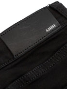 Jeans per bambino Amiri Kids nero con toppa con logo - Rubino Kids